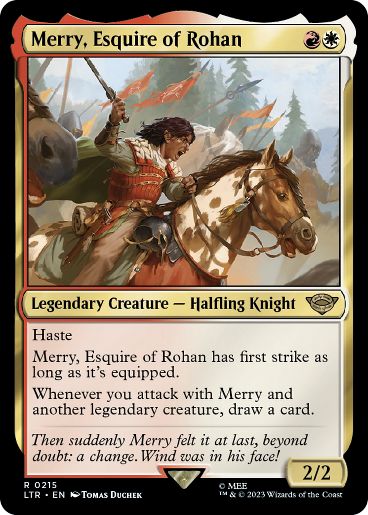 Merry, Esquire of Rohan (LTR-215) - The Lord of the Rings: Tales of Middle-earth Foil