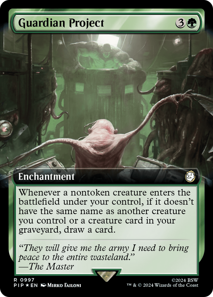 Guardian Project (Extended Art) (Surge Foil) (PIP-997) - Fallout: (Extended Art) Foil