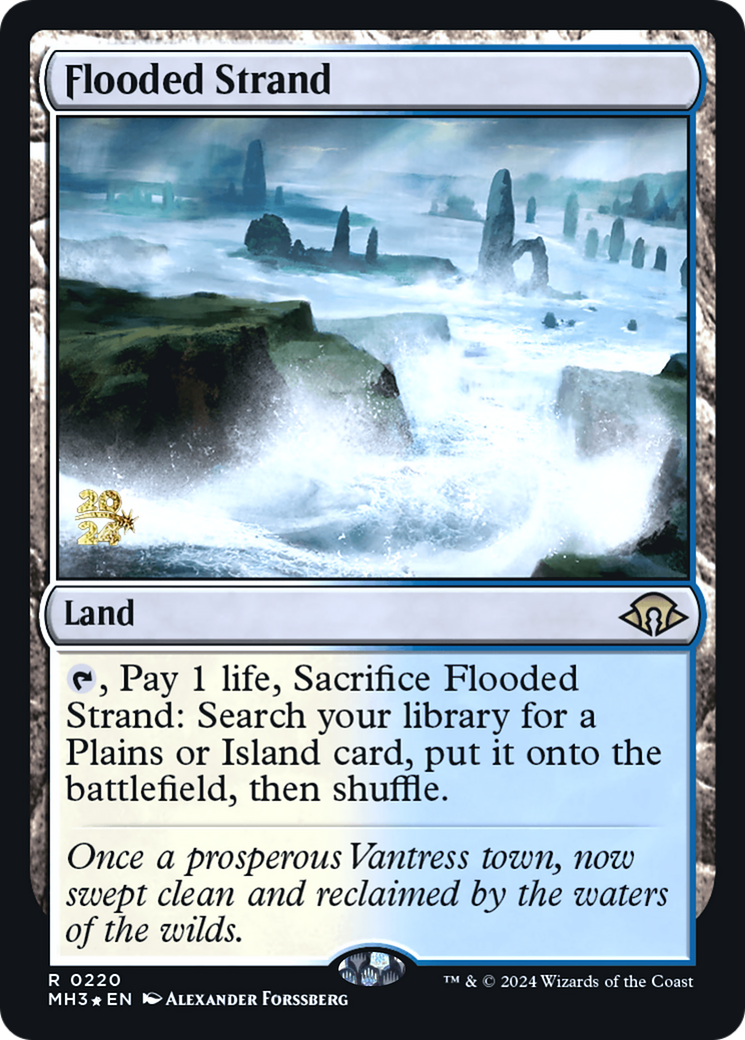 Flooded Strand (PRE-220) - Modern Horizons 3 Promos Foil