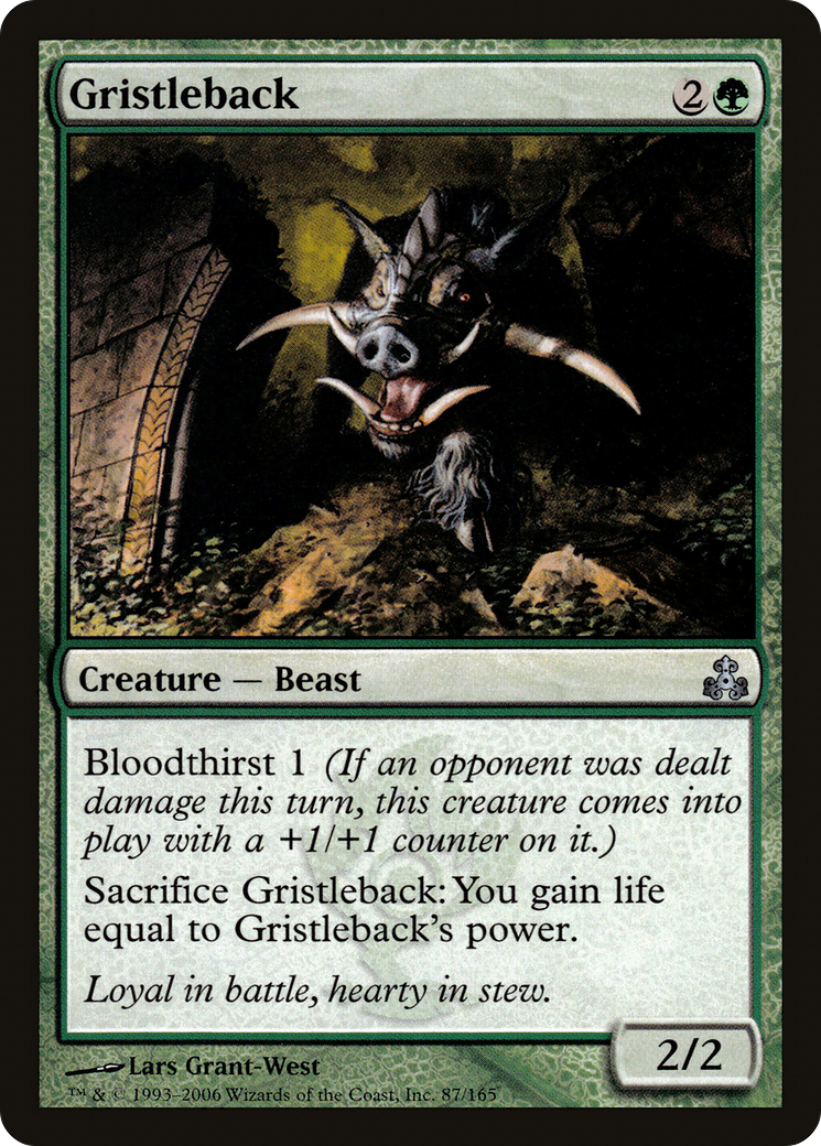 Gristleback (GPT-087) - Guildpact Foil