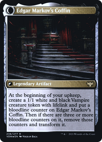 Edgar, Charmed Groom (PRE-236) - Innistrad: Crimson Vow Promos: (Double Faced Transform) Foil