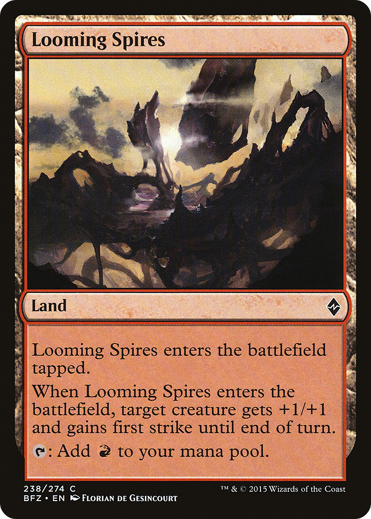 Looming Spires (BFZ-238) - Battle for Zendikar Foil