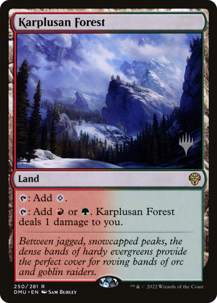 Karplusan Forest (PPDMU-250) - Dominaria United Promos