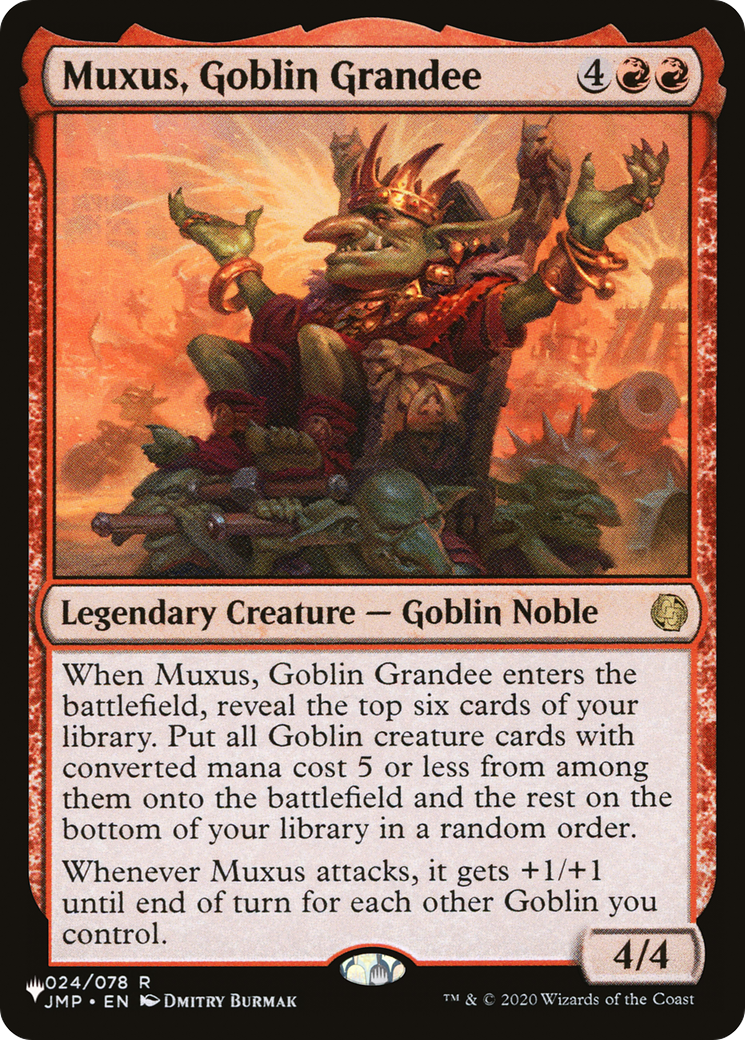 Muxus, Goblin Grandee (LIST-024/078) - The List