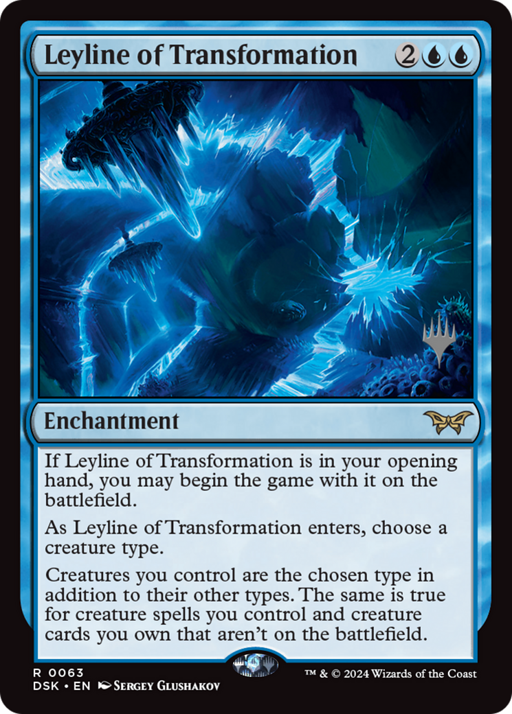 Leyline of Transformation (PPDSK-063) - Duskmourn: House of Horror Promos