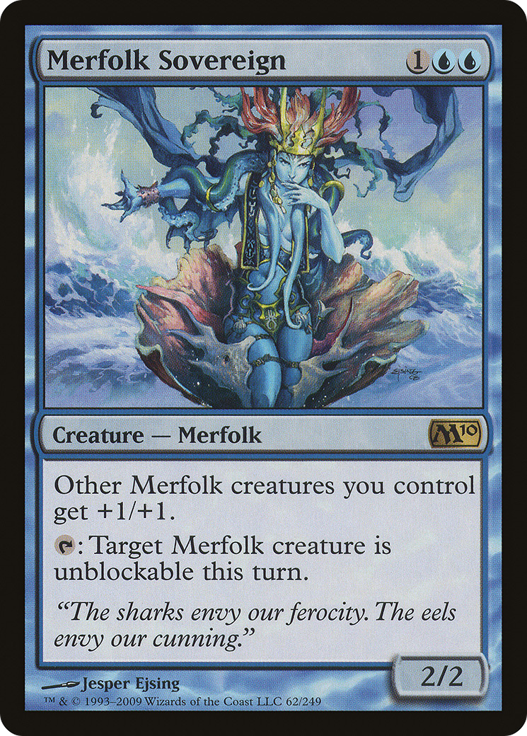 Merfolk Sovereign (M10-062) - Magic 2010