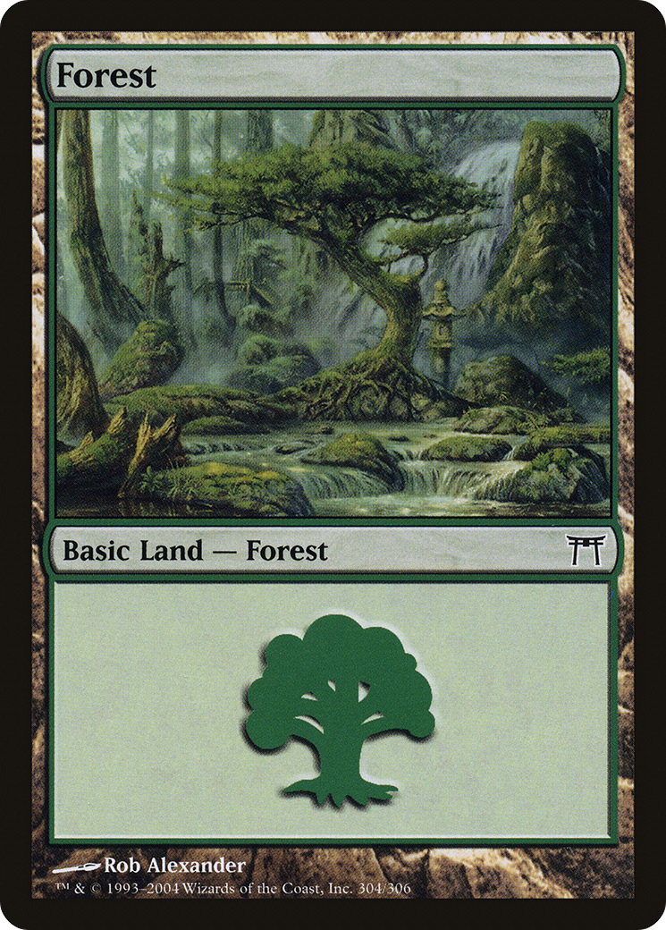 Forest (304) (CHK-304) - Champions of Kamigawa