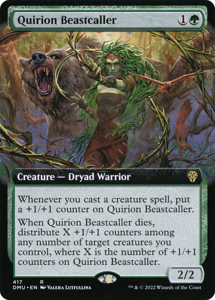 Quirion Beastcaller (Extended Art) (DMU-417) - Dominaria United: (Extended Art)