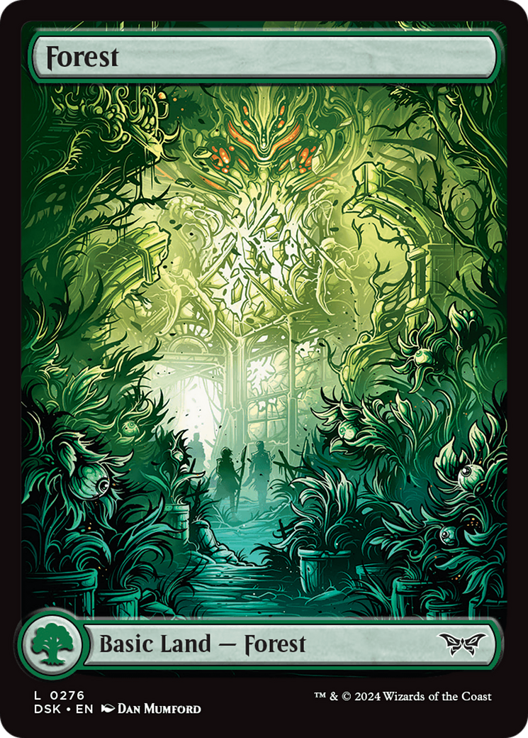 Forest (276) - Full Art (DSK-276) - Duskmourn: House of Horror Foil
