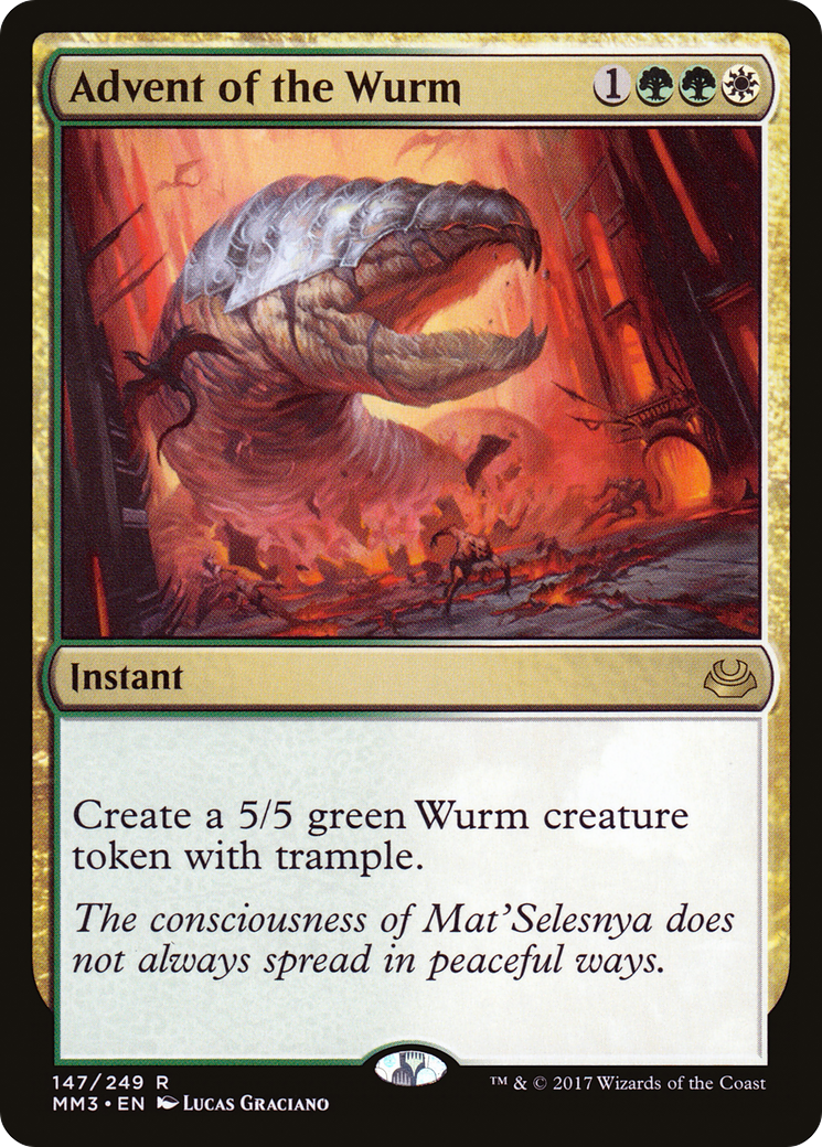 Advent of the Wurm (MM3-147) - Modern Masters 2017