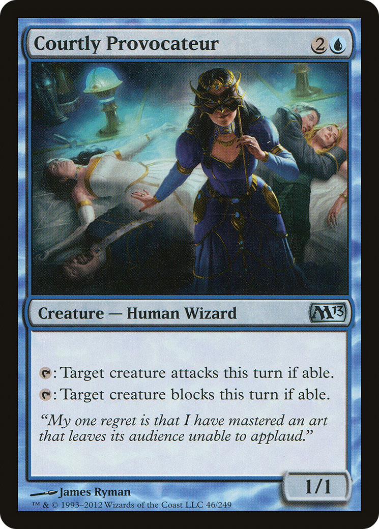 Courtly Provocateur (M13-046) - Magic 2013 Foil