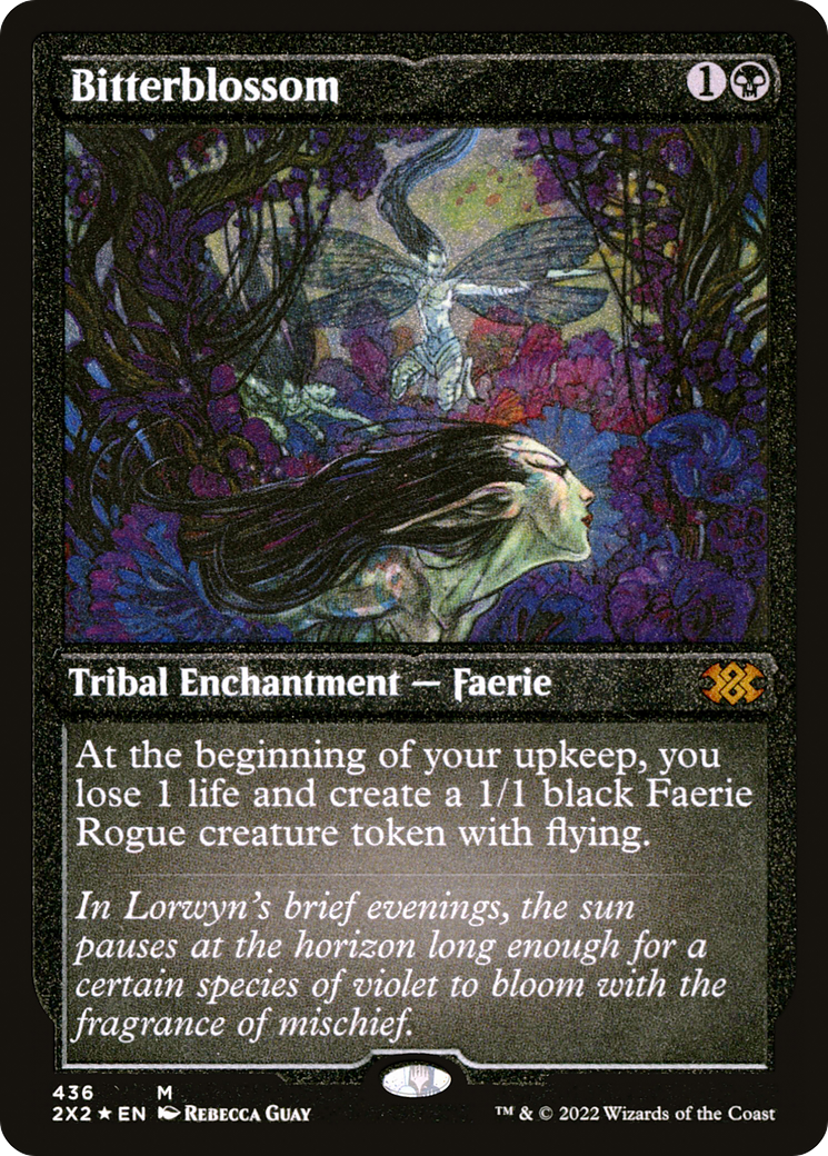 Bitterblossom (Foil Etched) (2X2-436) - Double Masters 2022 Foil
