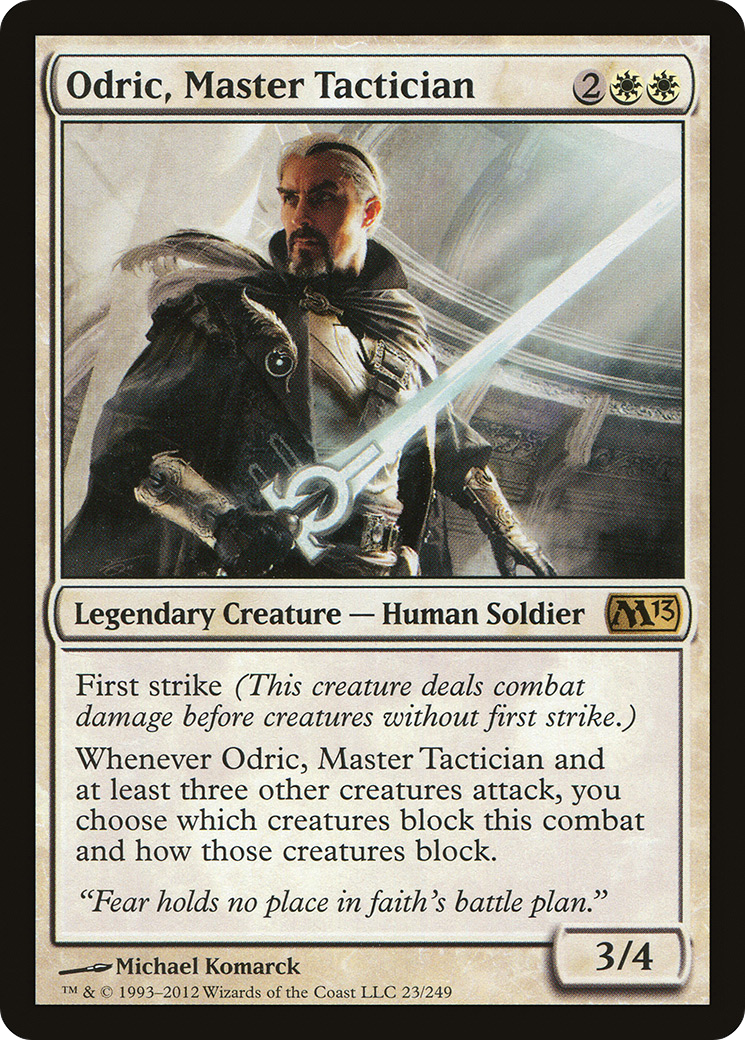 Odric, Master Tactician (M13-023) - Magic 2013