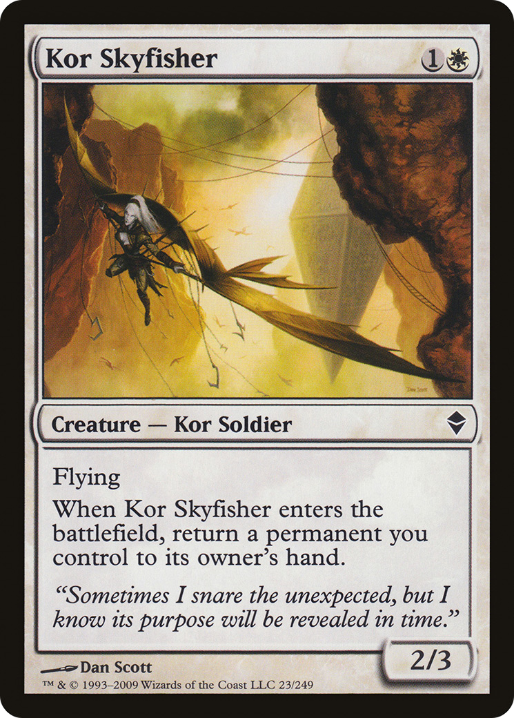 Kor Skyfisher (ZEN-023) - Zendikar Foil