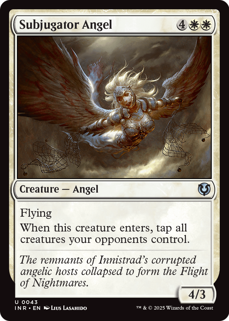 Subjugator Angel (INR-043) - Innistrad Remastered