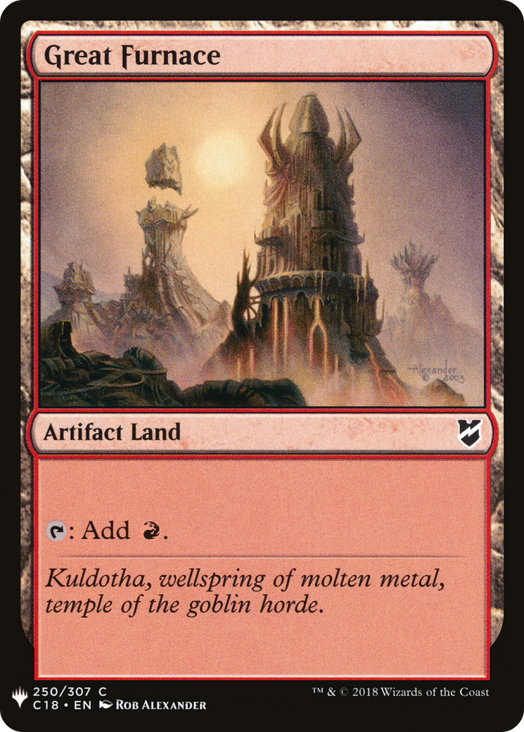 Great Furnace (C18) (LIST-250) - The List