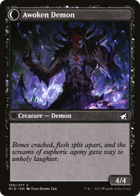 Ecstatic Awakener (MID-100) - Innistrad: Midnight Hunt: (Double Faced Transform) Foil