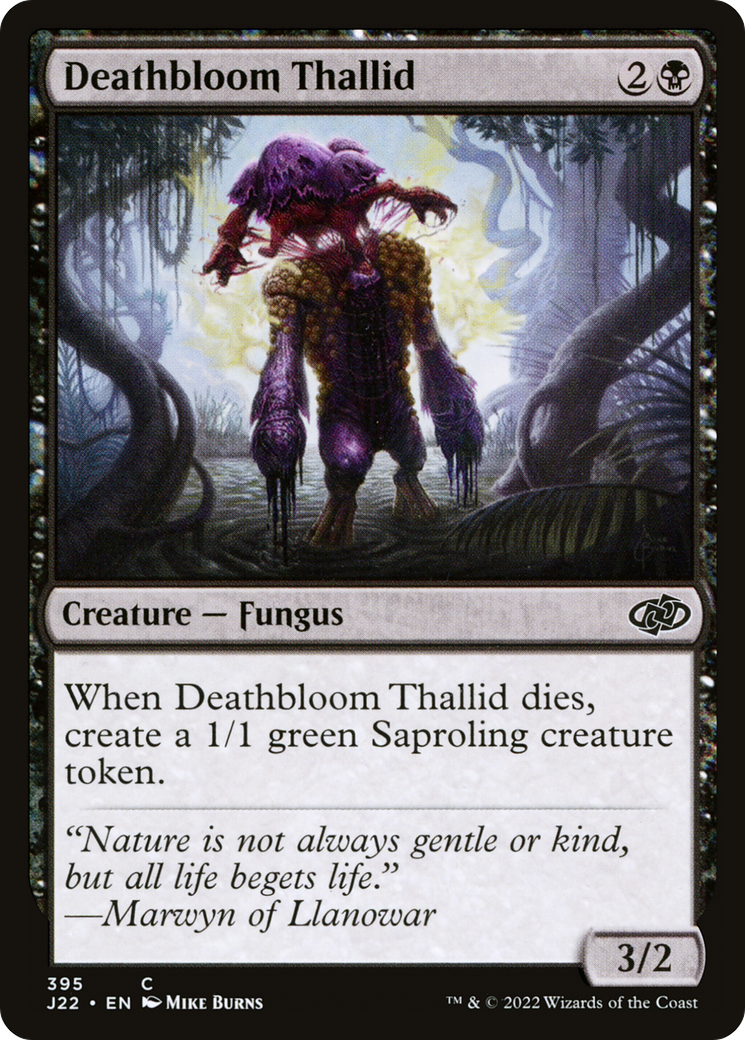 Deathbloom Thallid (J22-395) - Jumpstart 2022