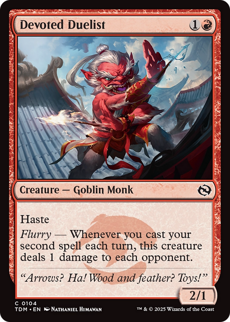 Devoted Duelist (TDM-104) - Tarkir: Dragonstorm Foil