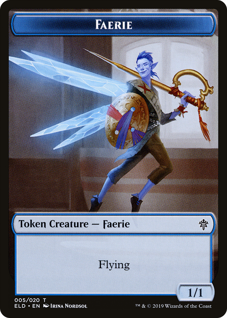 Faerie (TELD-005) - Throne of Eldraine Tokens