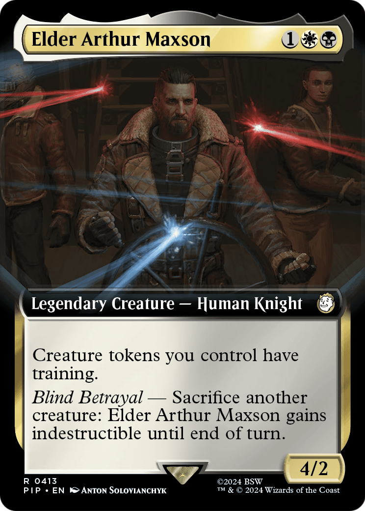 Elder Arthur Maxson (Extended Art) (PIP-413) - Fallout: (Extended Art) Foil