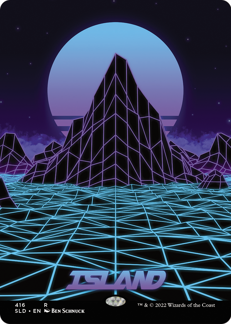 Island (416) (SLD-416) - Secret Lair Drop (Borderless)