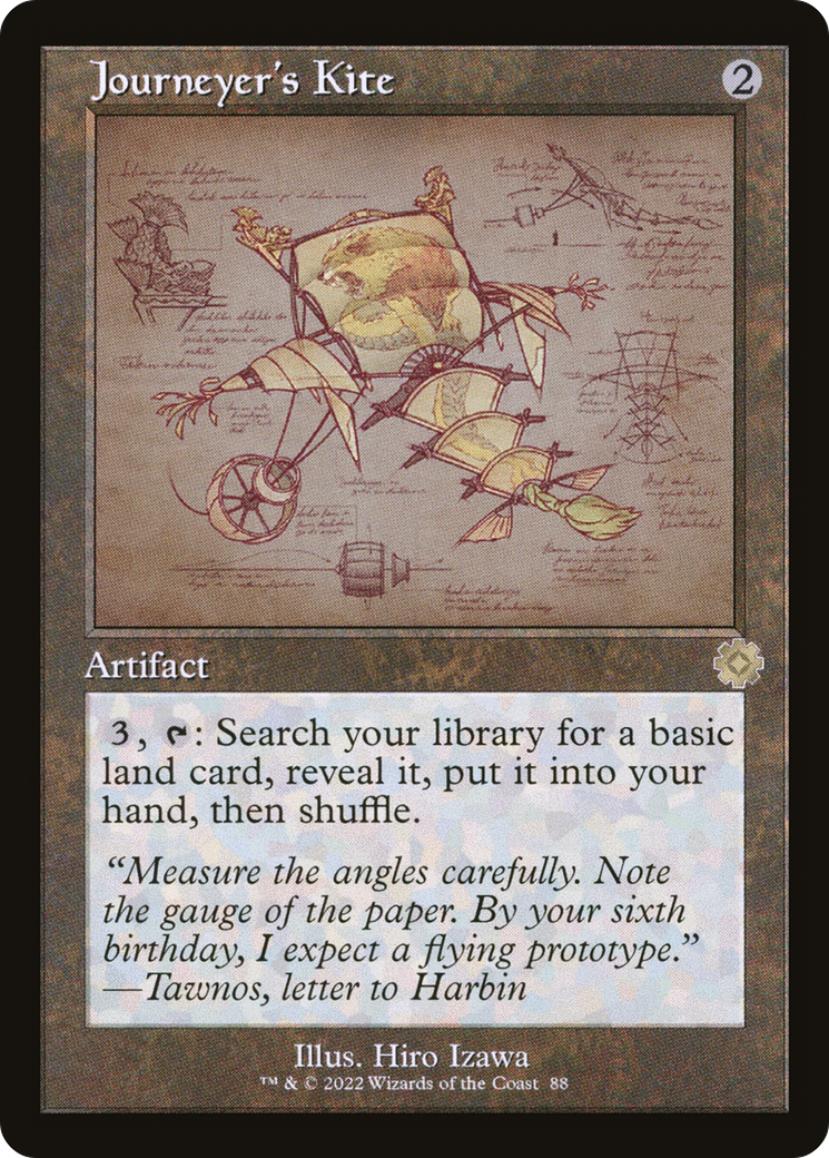 Journeyer's Kite (Schematic) (BRR-088) - The Brothers' War Retro Artifacts Foil