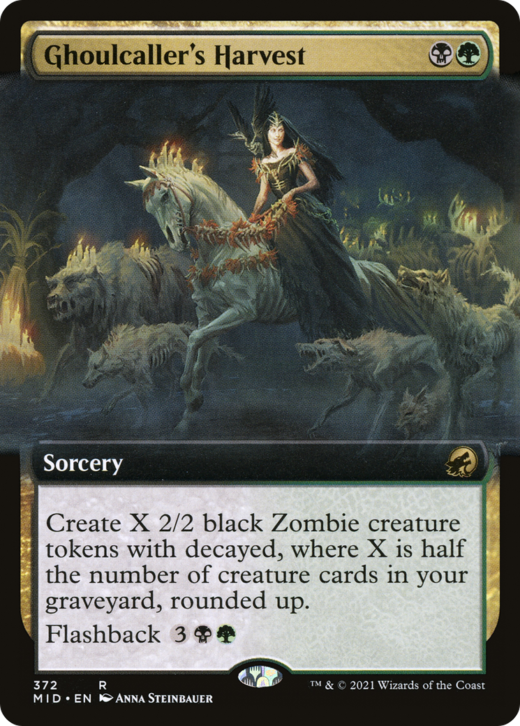 Ghoulcaller's Harvest (Extended Art) (MID-372) - Innistrad: Midnight Hunt: (Extended Art)
