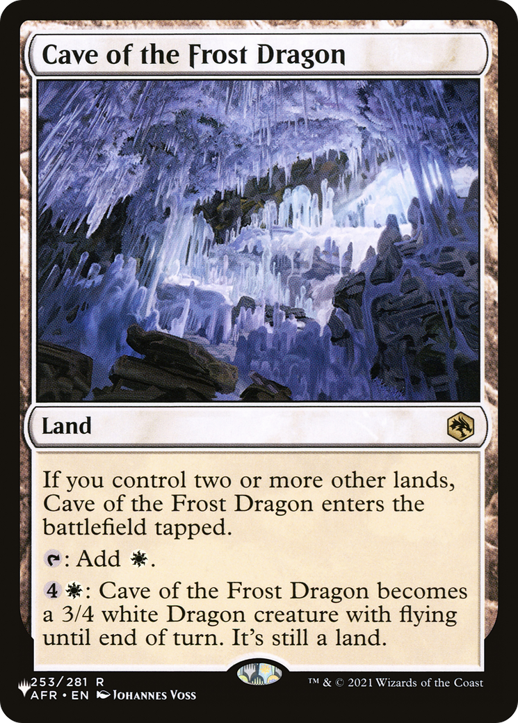 Cave of the Frost Dragon (LIST-253/281) - The List