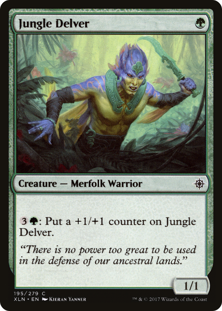 Jungle Delver (XLN-195) - Ixalan Foil