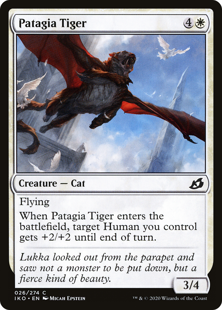 Patagia Tiger (IKO-026) - Ikoria: Lair of Behemoths Foil