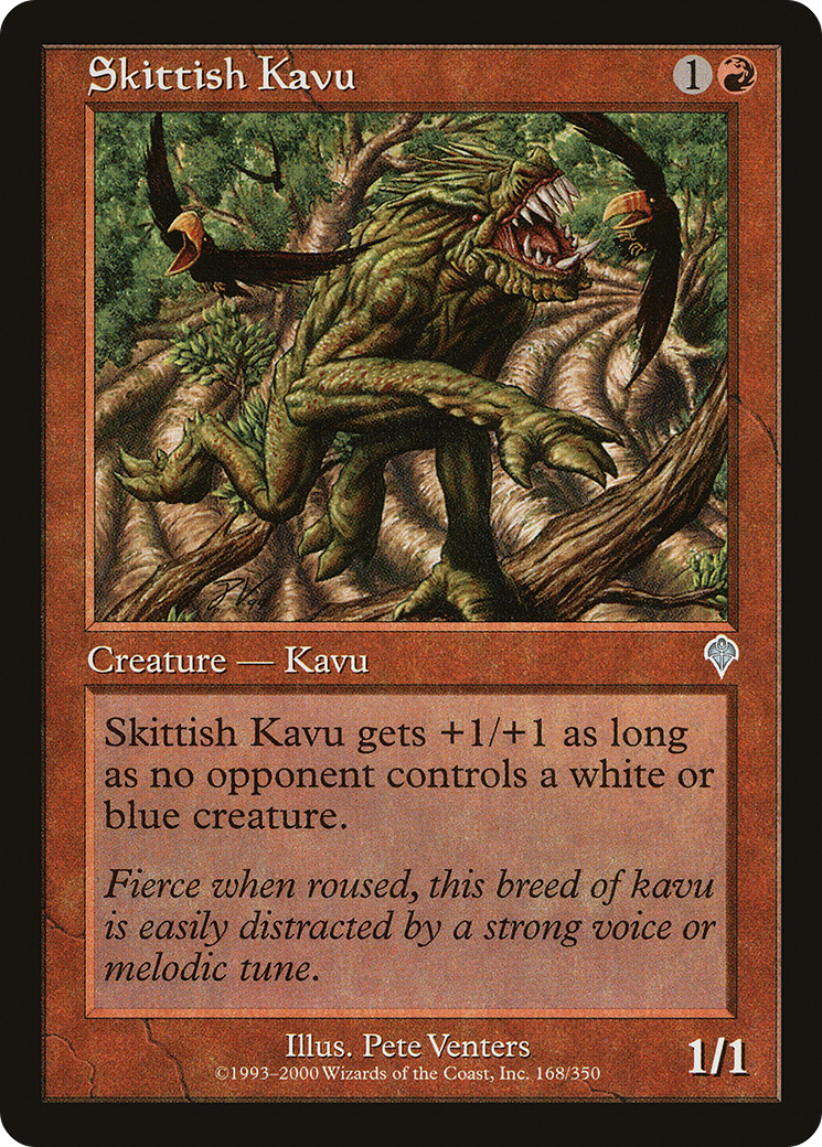 Skittish Kavu (INV-168) - Invasion Foil