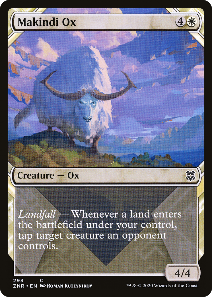 Makindi Ox (Showcase) (ZNR-293) - Zendikar Rising: (Showcase)