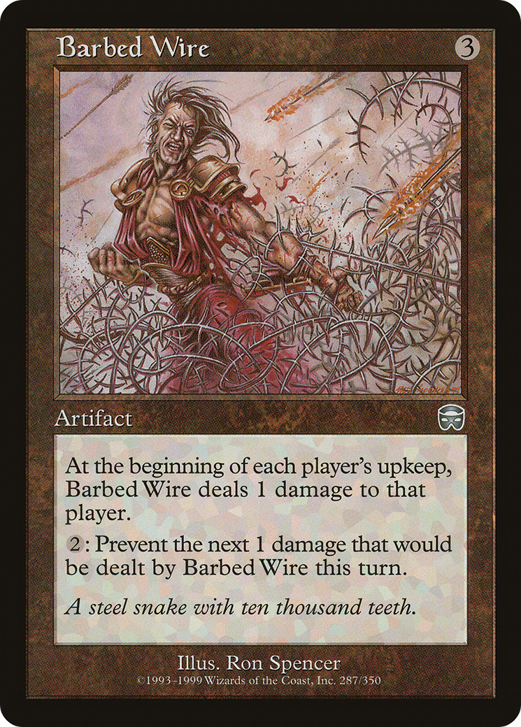 Barbed Wire (MMQ-287) - Mercadian Masques