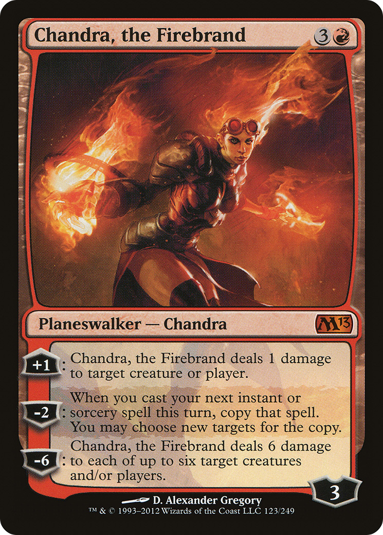 Chandra, the Firebrand (M13-123) - Magic 2013