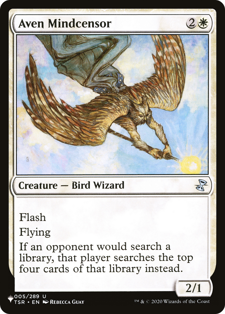 Aven Mindcensor (LIST-005/289) - The List