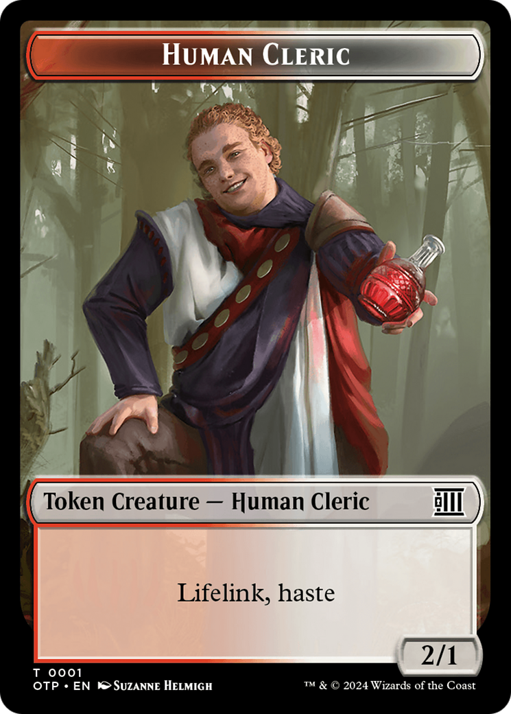 Human Cleric (TOTP-001) - Breaking News Tokens Foil