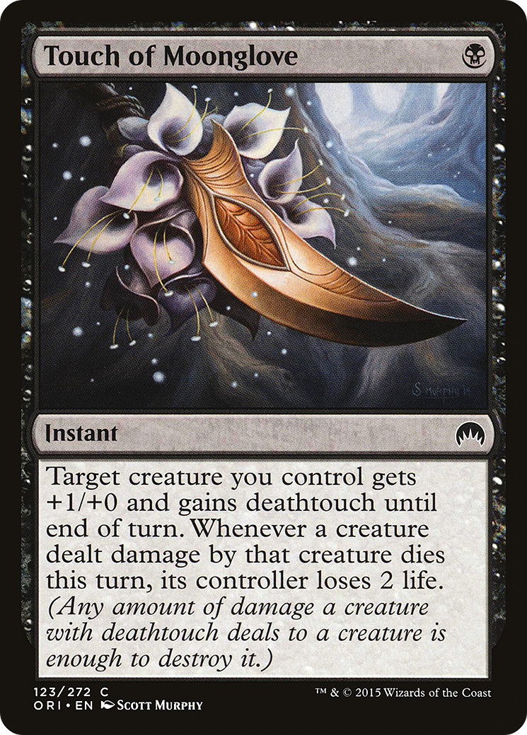 Touch of Moonglove (ORI-123) - Magic Origins Foil