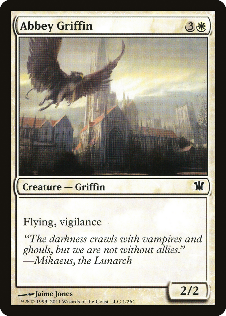 Abbey Griffin (ISD-001) - Innistrad Foil