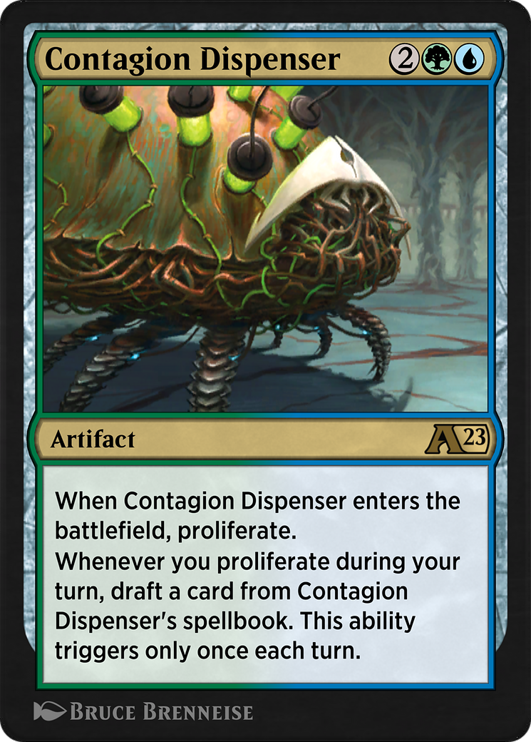 Contagion Dispenser (YONE-019) - Alchemy: Phyrexia