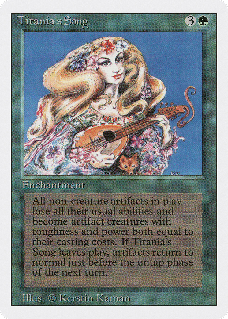 Titania's Song (3ED-) - Revised Edition