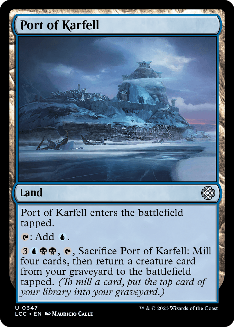 Port of Karfell (LCC-347) - The Lost Caverns of Ixalan Commander