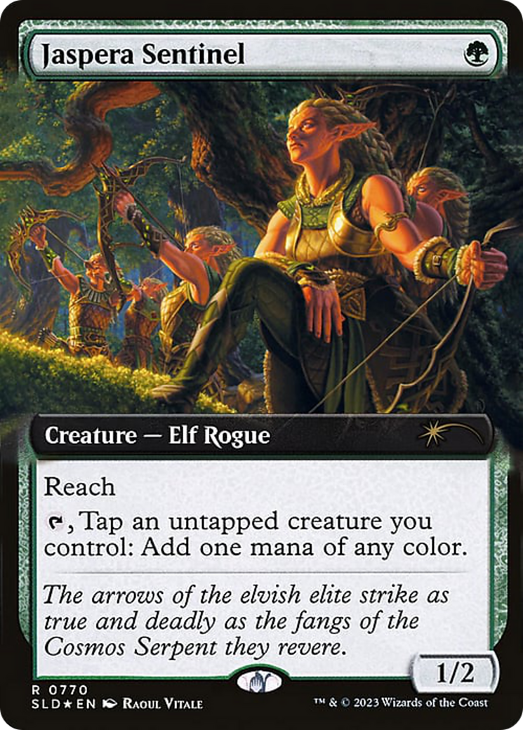 Jaspera Sentinel (Extended Art) (SLD-770) - Secret Lair Drop: (Extended Art) Foil