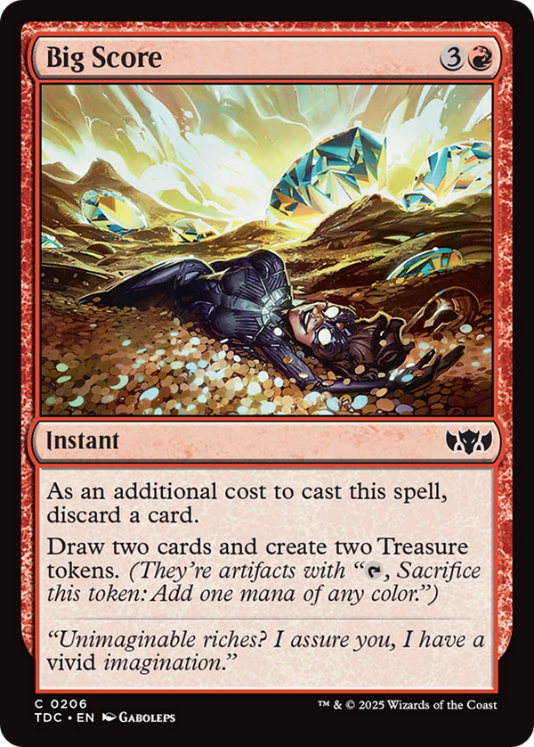 Big Score (TDC-206) - Commander: Tarkir: Dragonstorm