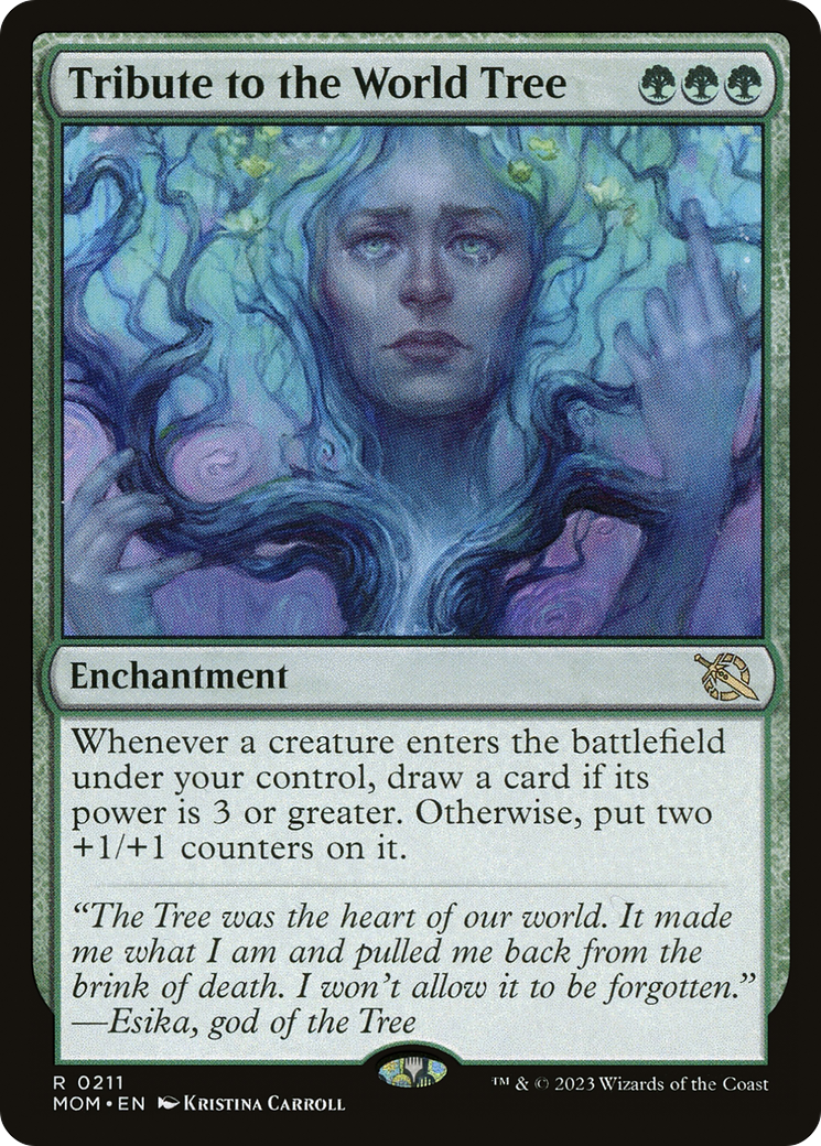 Tribute to the World Tree (MOM-211) - March of the Machine Foil