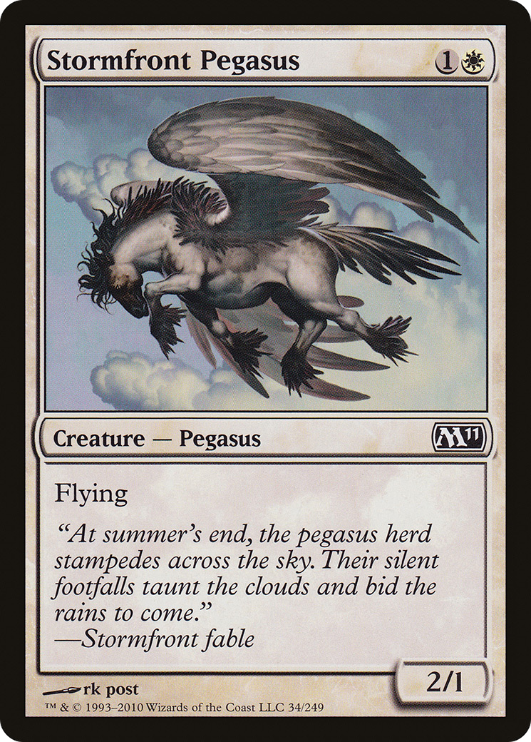 Stormfront Pegasus (M11-034) - Magic 2011 Foil
