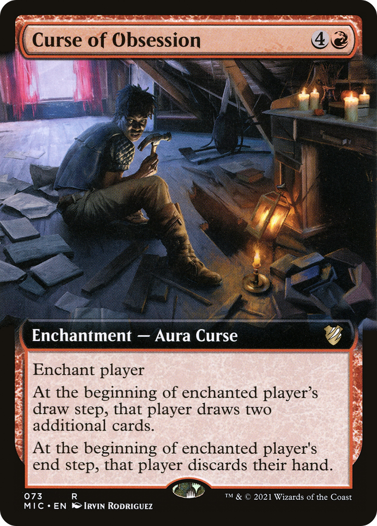 Curse of Obsession (Extended Art) (MIC-073) - Midnight Hunt Commander: (Extended Art)