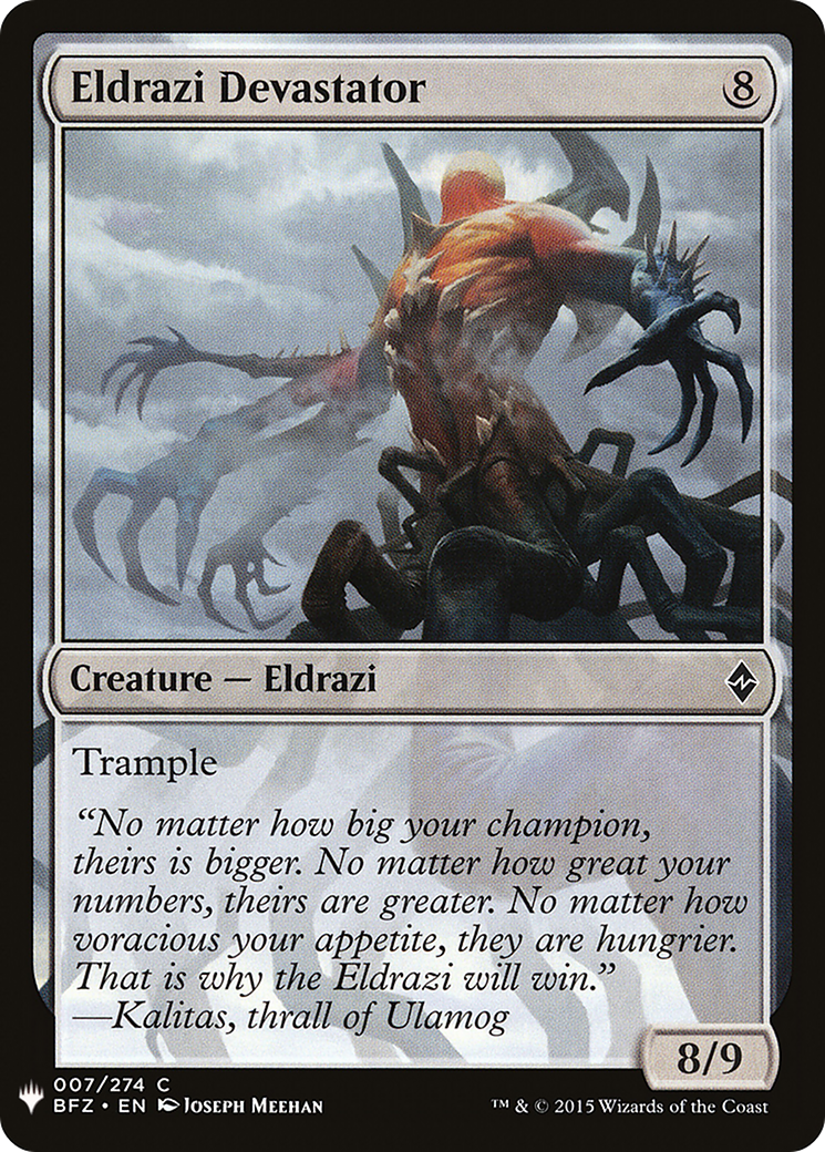 Eldrazi Devastator (LIST-007) - The List