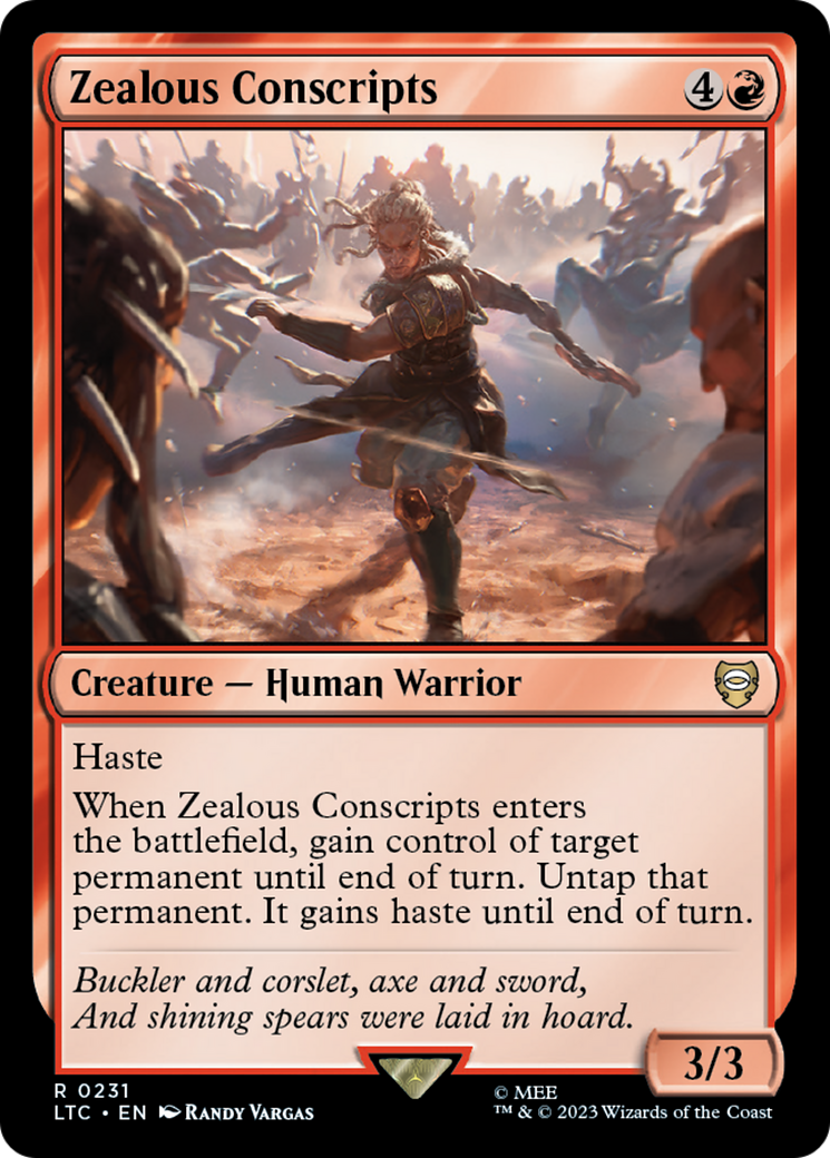 Zealous Conscripts (LTC-231) - Tales of Middle-earth Commander
