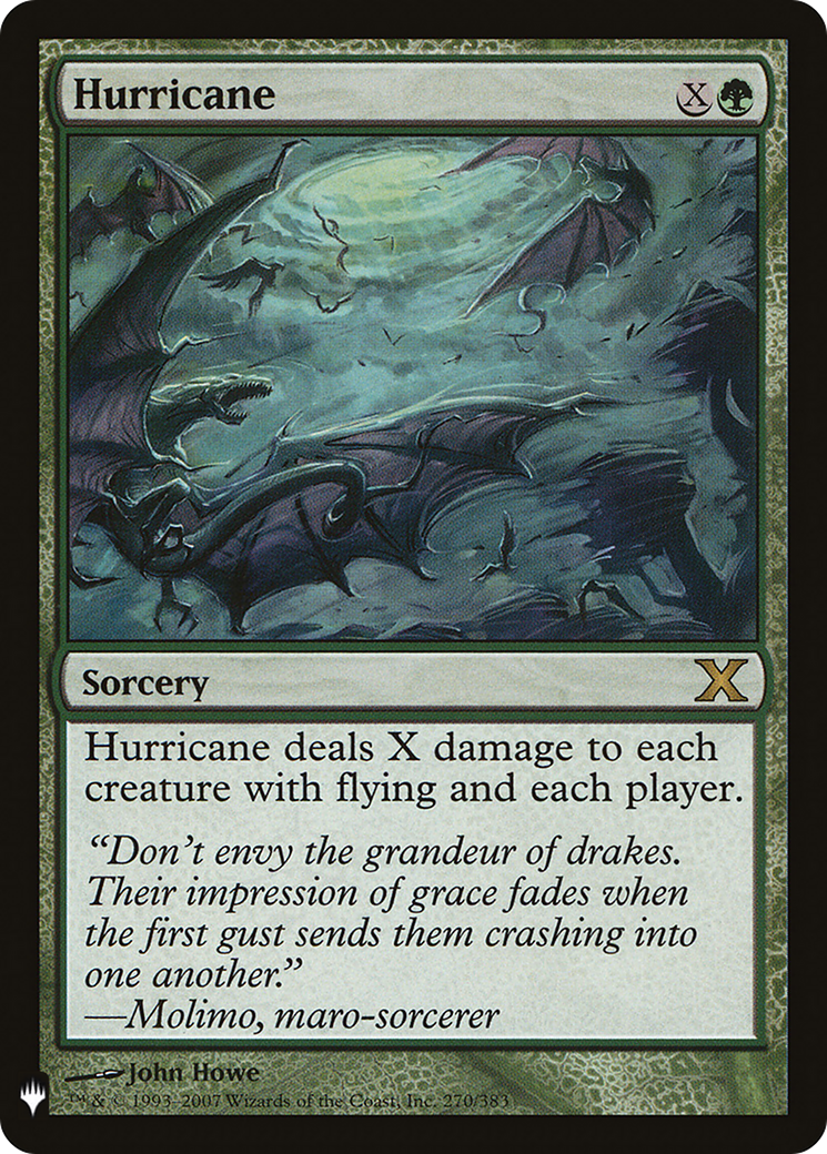 Hurricane (LIST-270/383) - The List